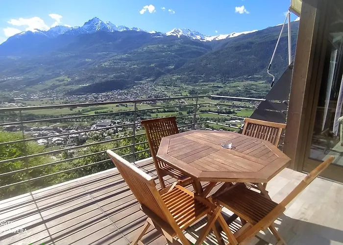 아파트 Atmosfera E Vista Mozzafiato 아오스타